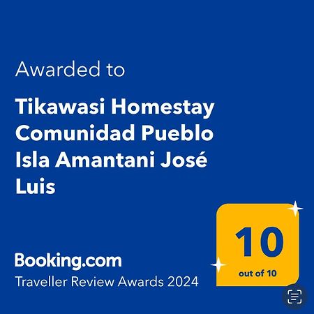 Tikawasi Homestay Comunidad Pueblo Isla Amantani José Luis Ocosuyo Bagian luar foto