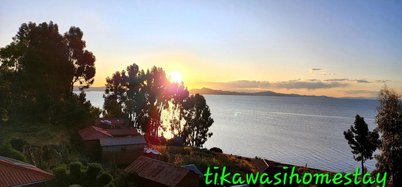 Tikawasi Homestay Comunidad Pueblo Isla Amantani José Luis Ocosuyo Bagian luar foto