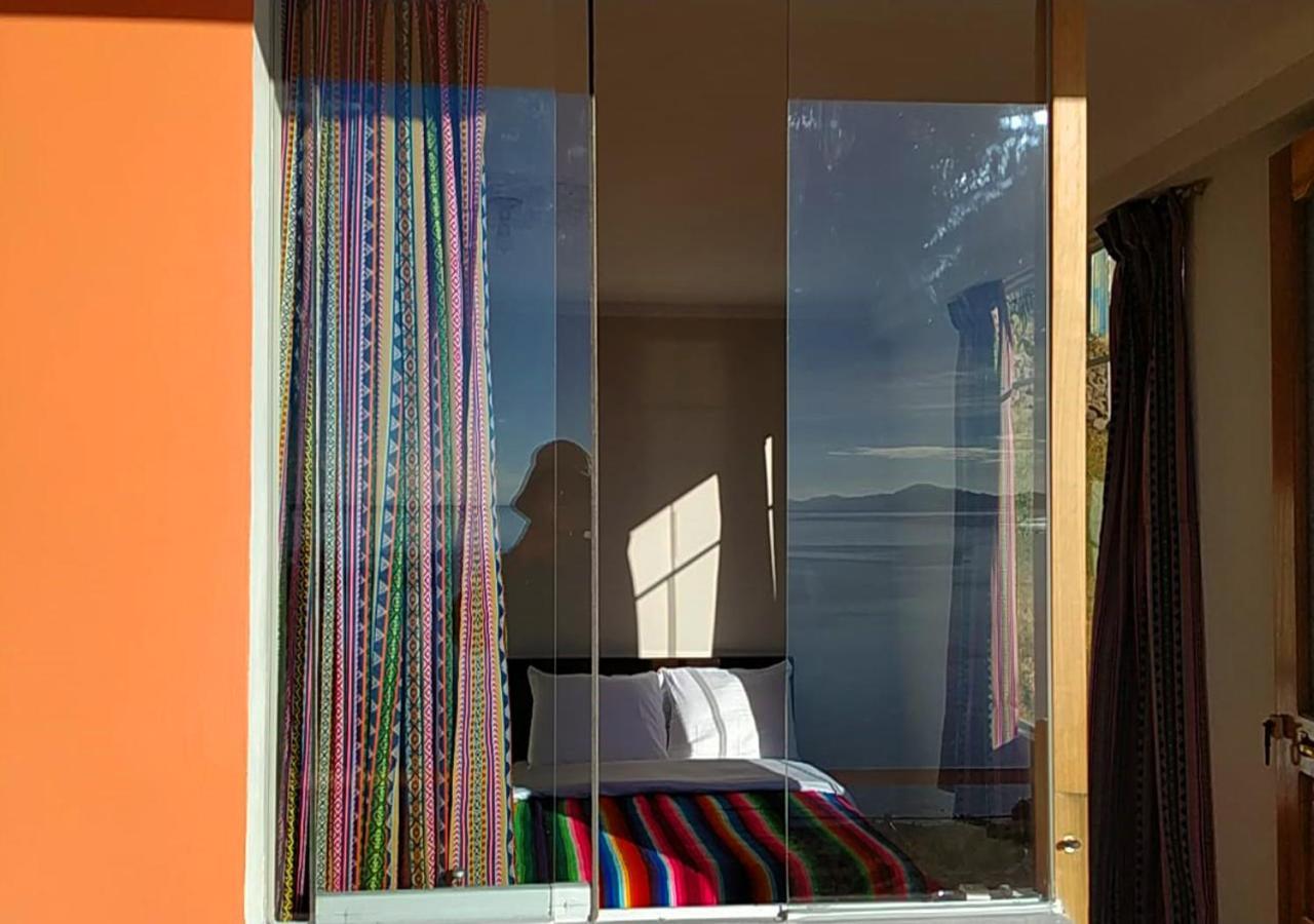 Tikawasi Homestay Comunidad Pueblo Isla Amantani José Luis Ocosuyo Bagian luar foto